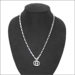 グッチ  インターロッキングG ペンダント ネックレス （リンクチェーン） 295710-J8400-8106