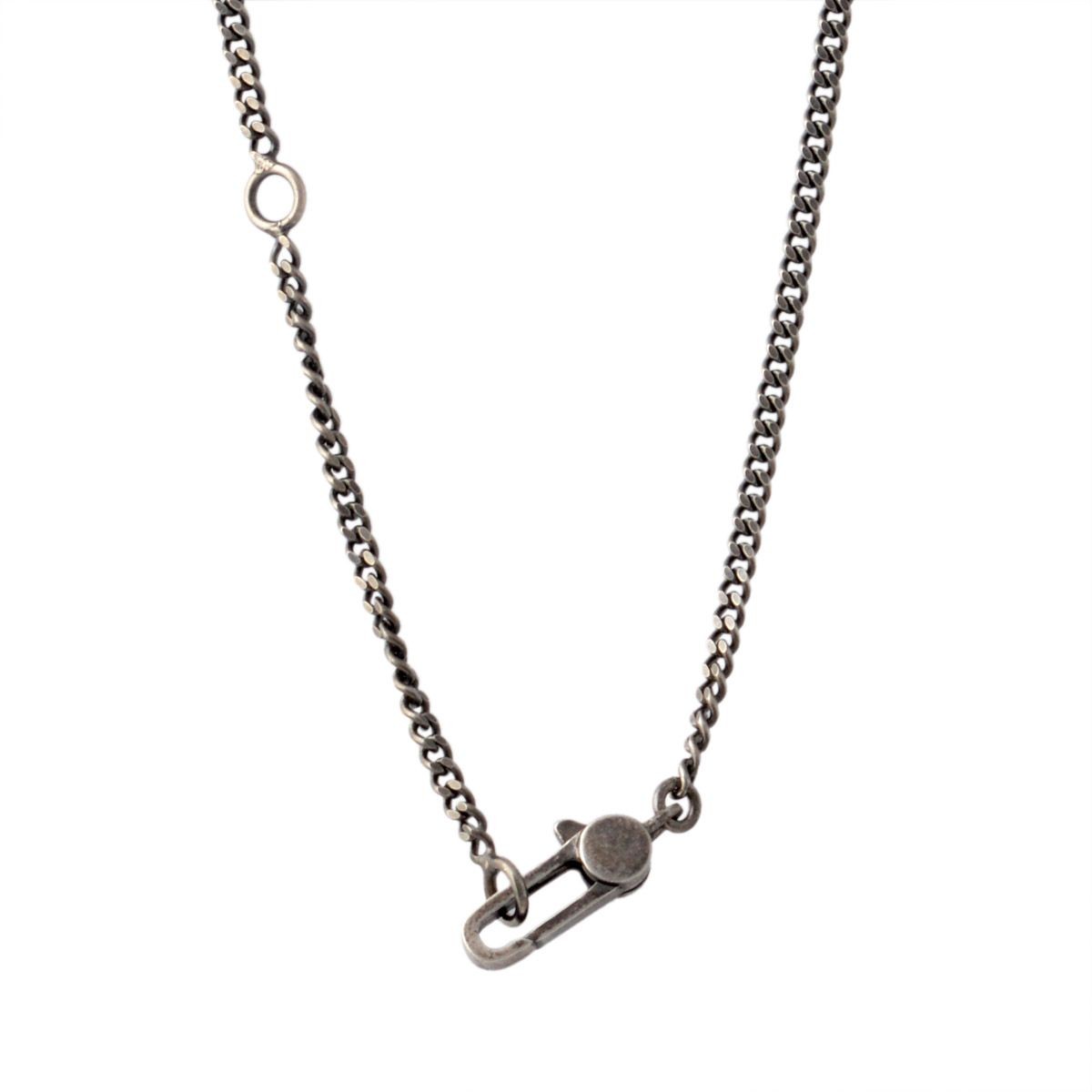 グッチ GUCCI 310484-J89L0-8518 DIAMANTISSIMA CROSS クロス×ディアマンテモチーフ メンズ ペンダント ネックレス