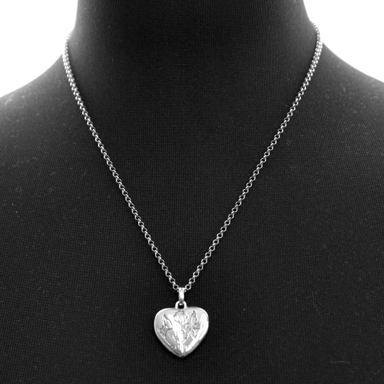 グッチ GUCCI 455542-J8400-0701 BLIND FOR LOVE ブラインド フォー ラブ ハートモチーフ ペンダント ネックレス