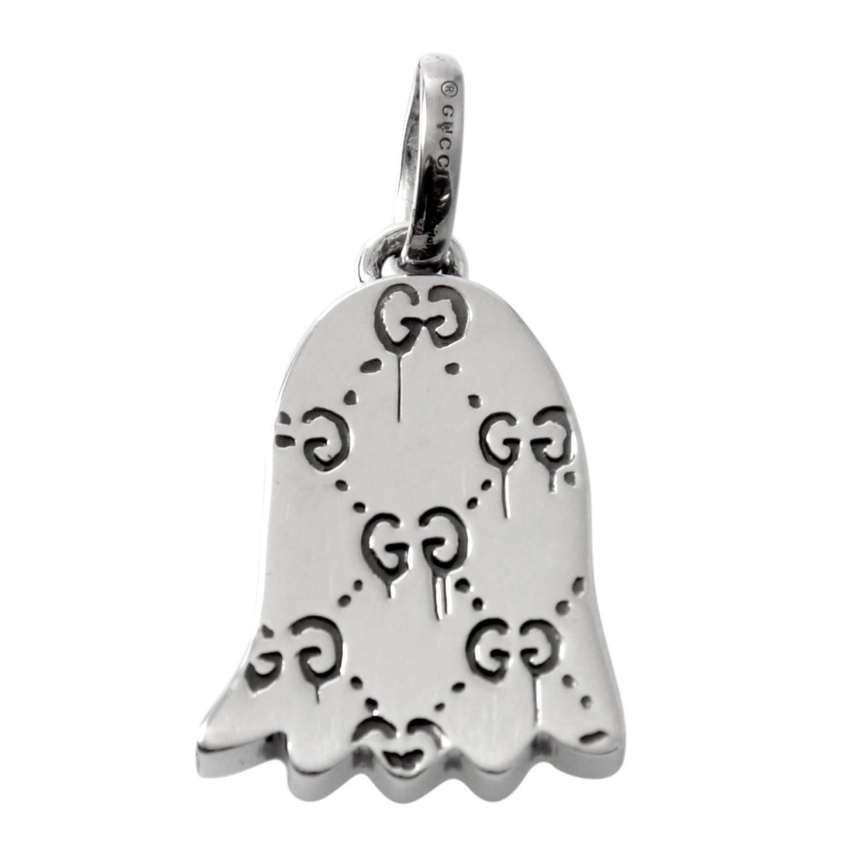 グッチ GUCCI 455271-J8400-0701 グッチゴースト シルバー チャーム  【ブレスレットチャーム】 【ペンダントトップ】