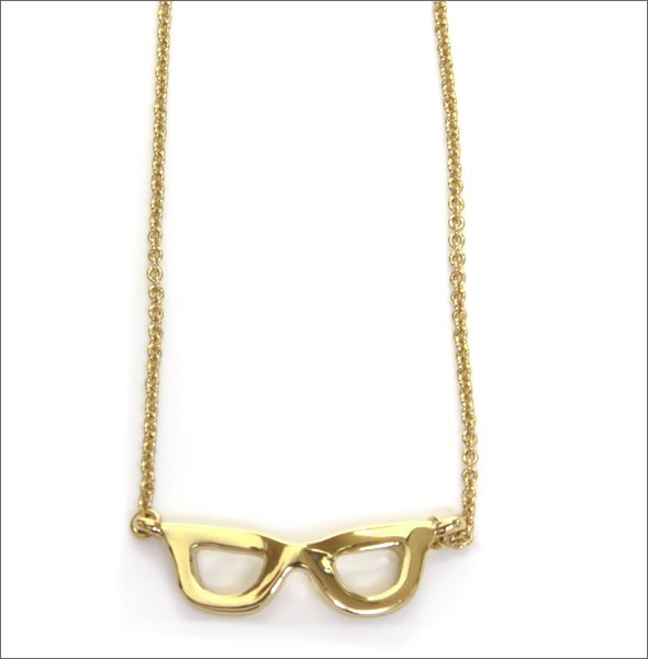 ケイトスペード WBRUA525-711 GORESKI GLASSES Mini Pendant メガネモチーフ ペンダント/ネックレス