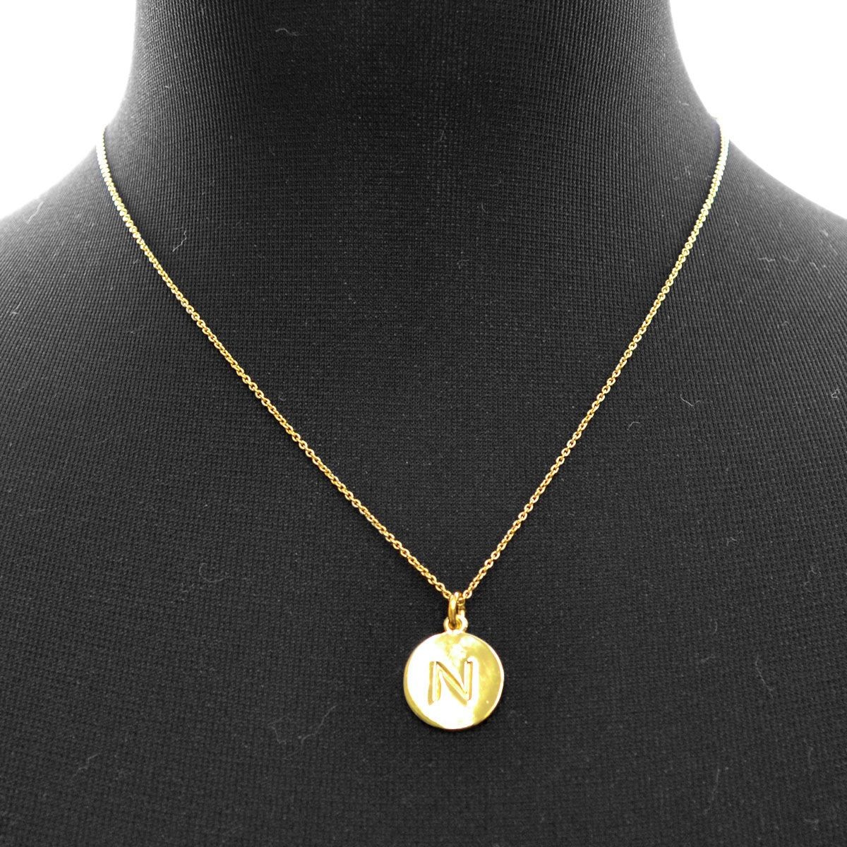 ケイトスペード Kate Spade WBRU7658-711 Gold one in a million イニシャル 「N」 ペンダント ネックレス