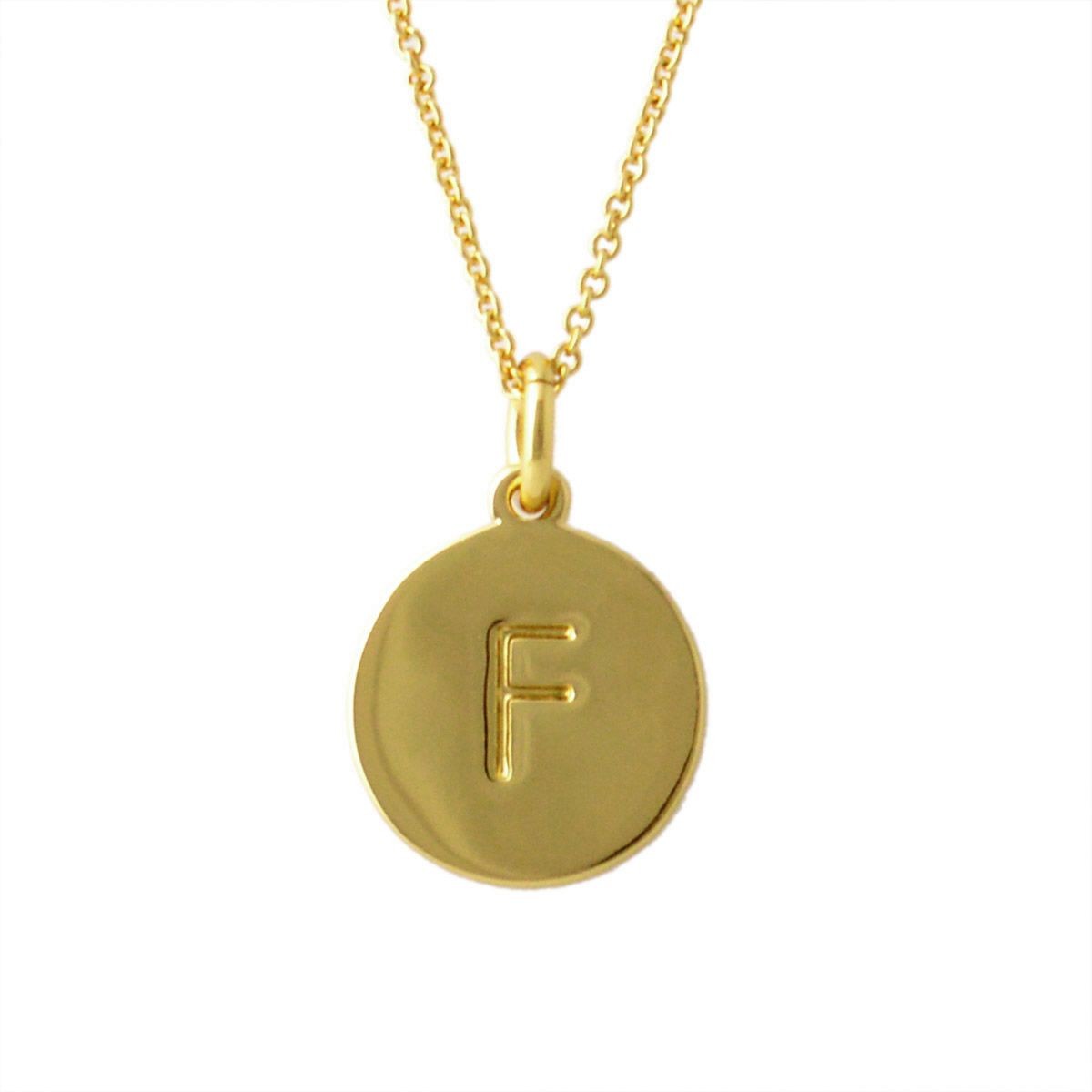 ケイトスペード Kate Spade WBRU7648-711 Gold one in a million イニシャル 「F」 ペンダント ネックレス