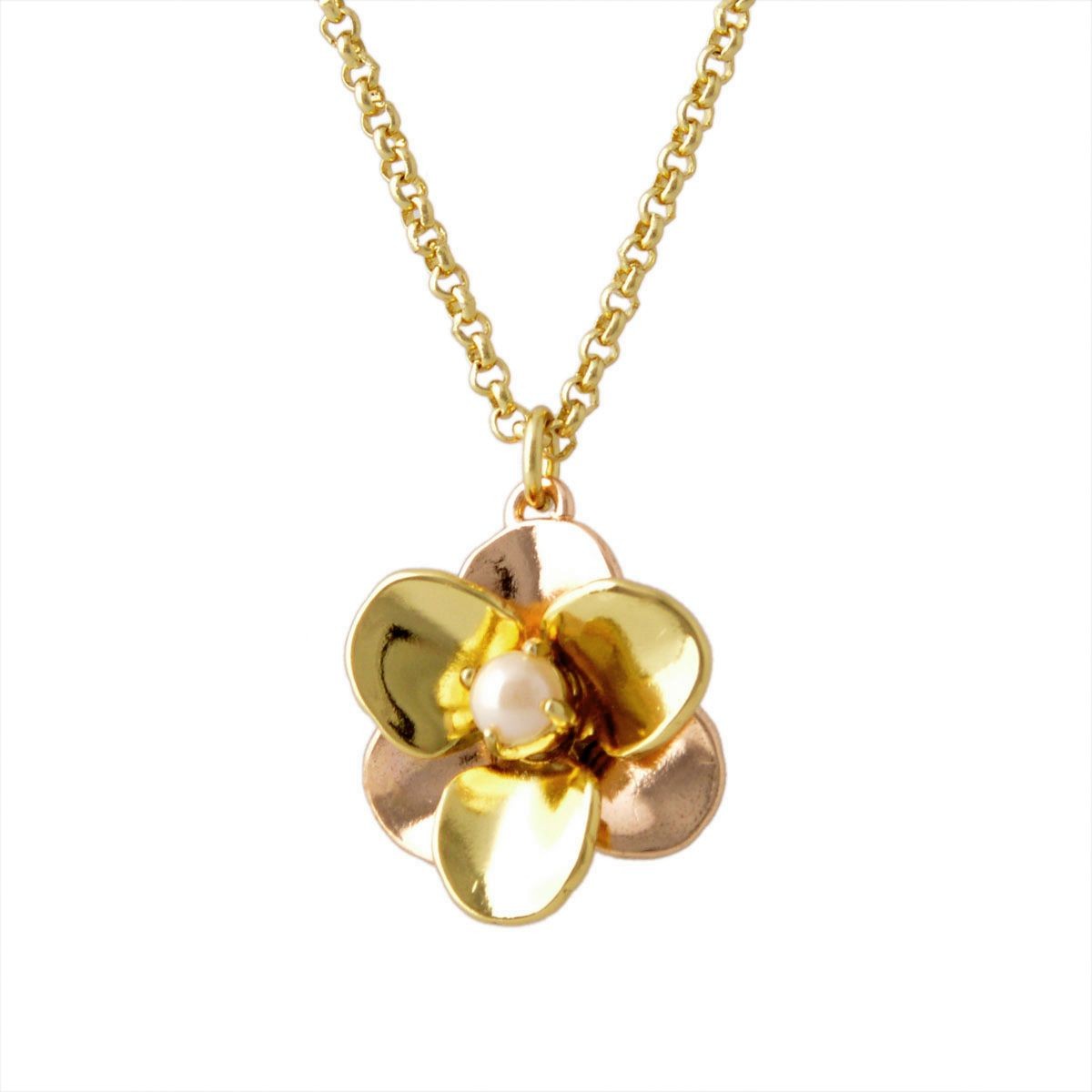 ケイトスペード Kate Spade WBRUD302-778 Goldmulti Pick a Posy フラワーモチーフ ペンダント ネックレス