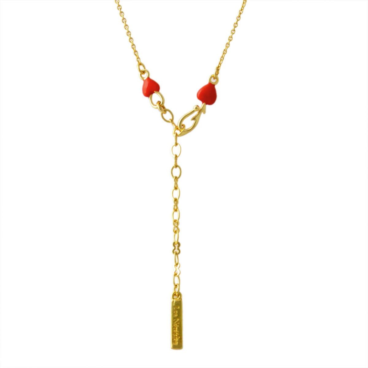 レネレイド Les Nereides AASV301/1 ハートモチーフ フラワー ネックレス ペンダント COEUR EN FLEUR