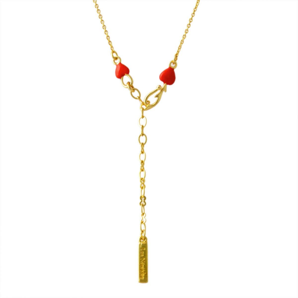 レネレイド Les Nereides AASV302/1 ハートモチーフ フラワー ネックレス ペンダント COEUR EN FLEUR