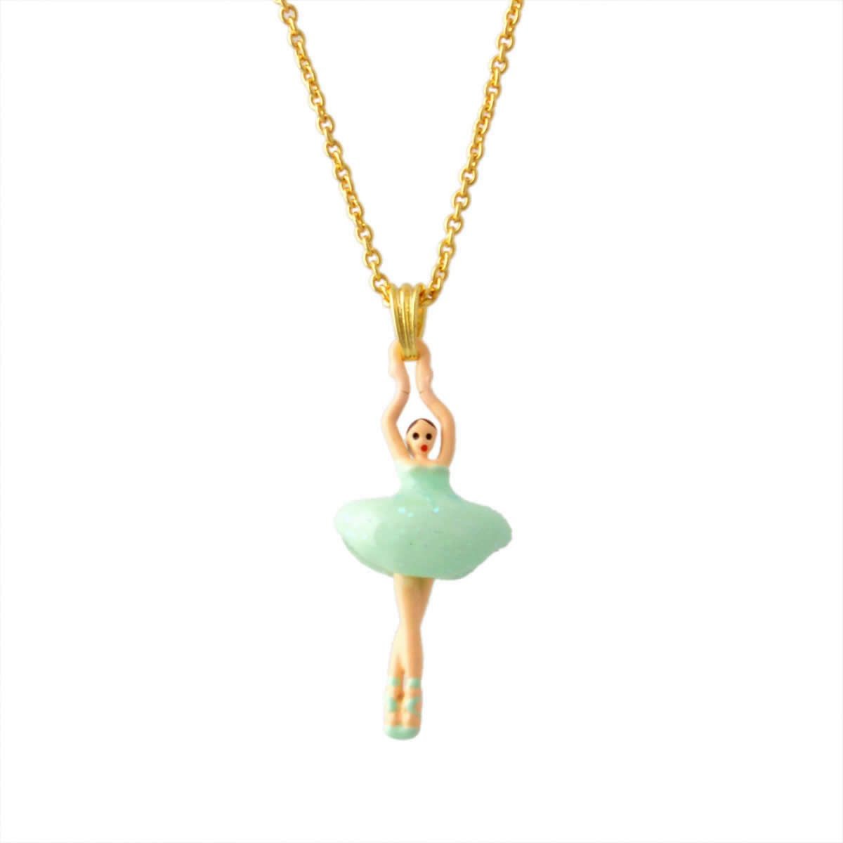 レネレイド Les Nereides AEMDD301/3 バレリーナモチーフ パドゥドゥ ミニ ネックレス ペンダント MINI PAS DE DEUX