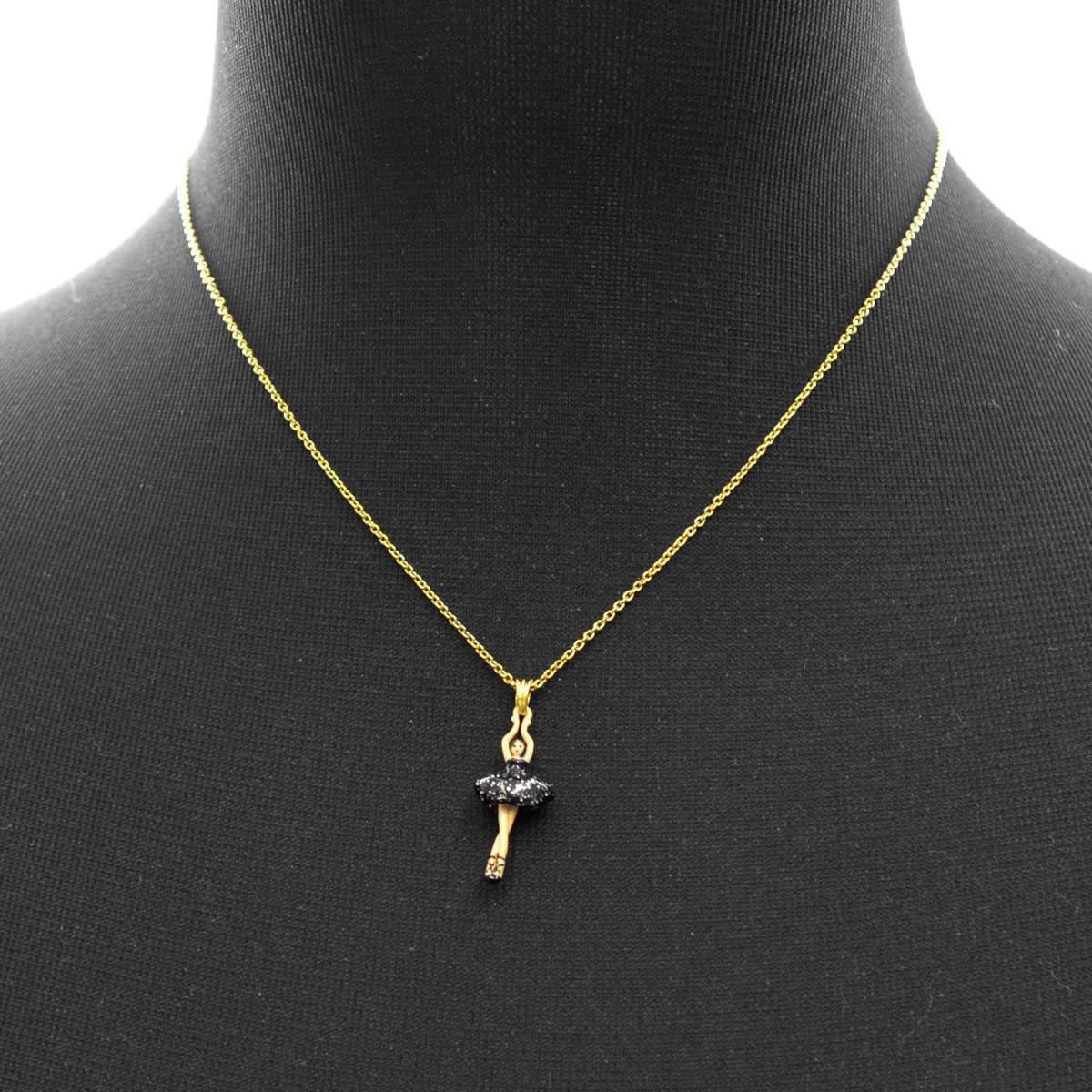 レネレイド Les Nereides AEMDD301/5 バレリーナモチーフ パドゥドゥ ミニ ネックレス ペンダント MINI PAS DE DEUX