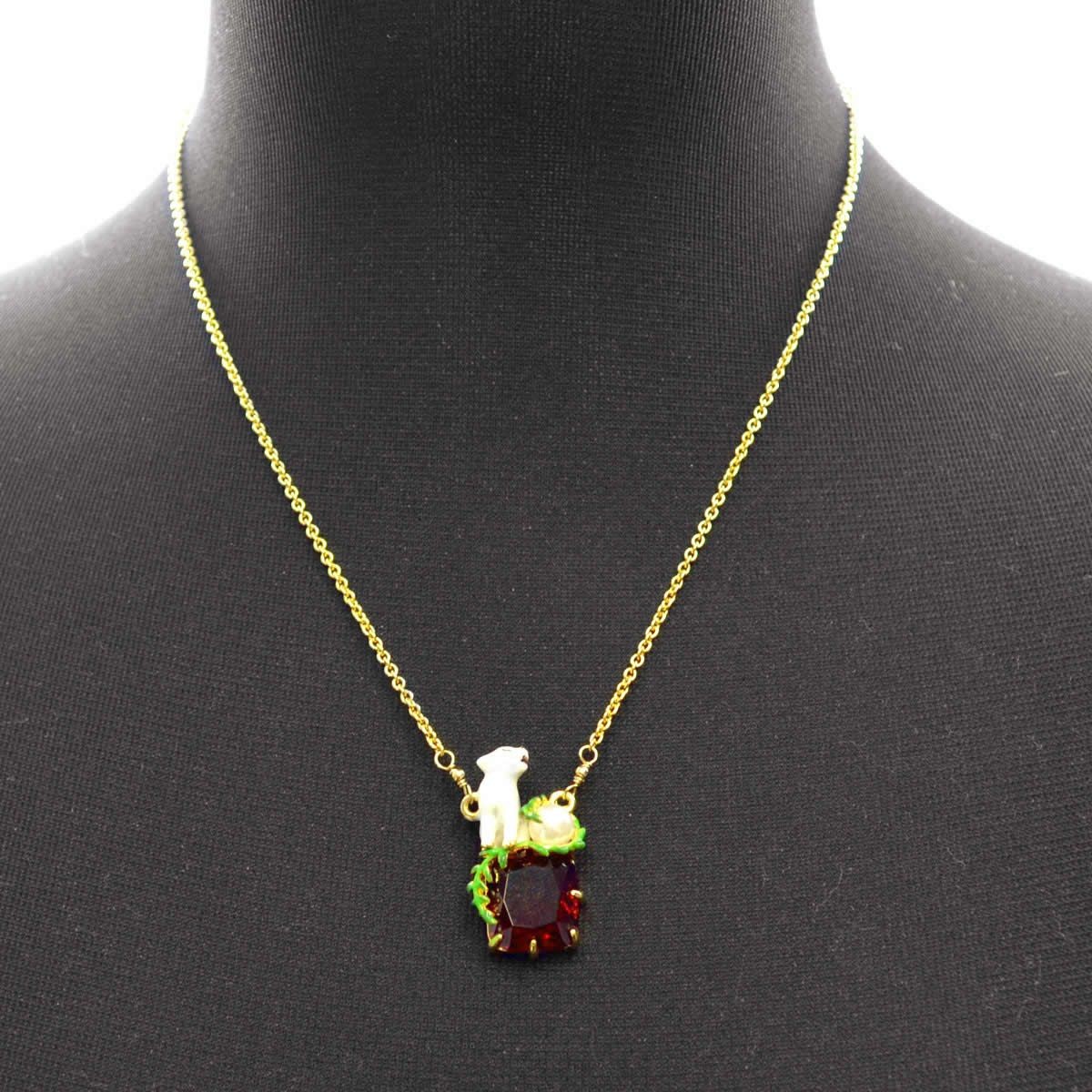 レネレイド Les Nereides AEOO302/1 シロクマモチーフ ネックレス ペンダント OBSCURITE OBSTENTATOIRE