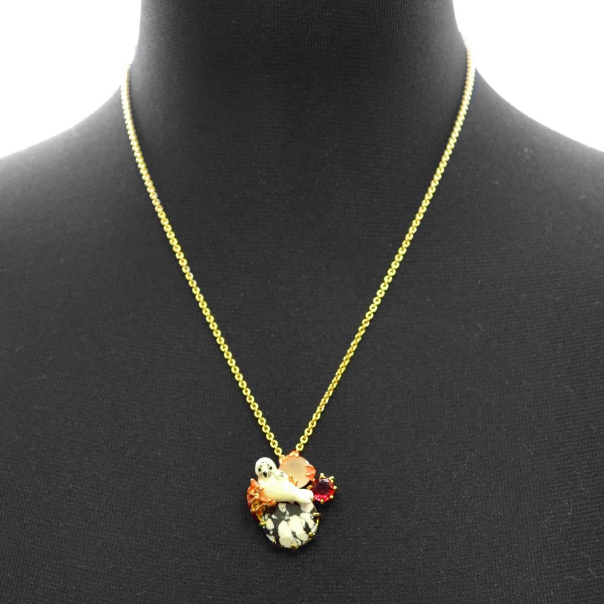 レネレイド Les Nereides AEOO303/1 アザラシモチーフ ネックレス ペンダント OBSCURITE OBSTENTATOIRE