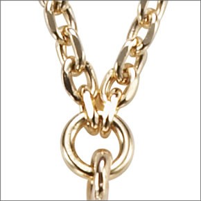 マレア リッチ  K10 シンプルダイヤネックレス　ゴールド×ダイヤモンド 10KJ-08