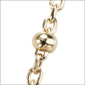 マレア リッチ  K10 シンプルダイヤネックレス　ゴールド×ダイヤモンド 10KJ-08