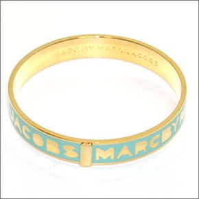 マークバイマークジェイコブス Classic Marc Logo Bangle クラシックマーク ロゴ バングル M0002765-314 S/M　81738 Dusty Jade Green