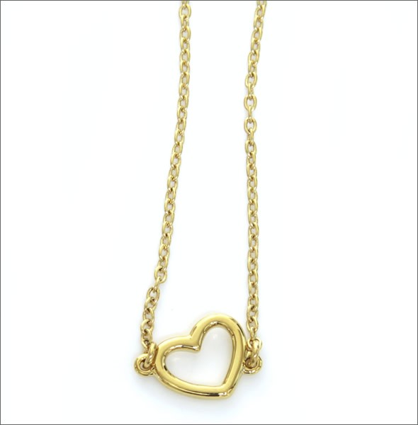マークバイマークジェイコブス Open Heart Pendant オープンハート ペンダント ネックレス M0004675-711  80096 ORO