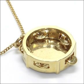 マークバイマークジェイコブス METAL TAMBOURINE NECKLACE タンバリンモチーフ ネックレス ペンダント M0004267-716 ORO MULTI