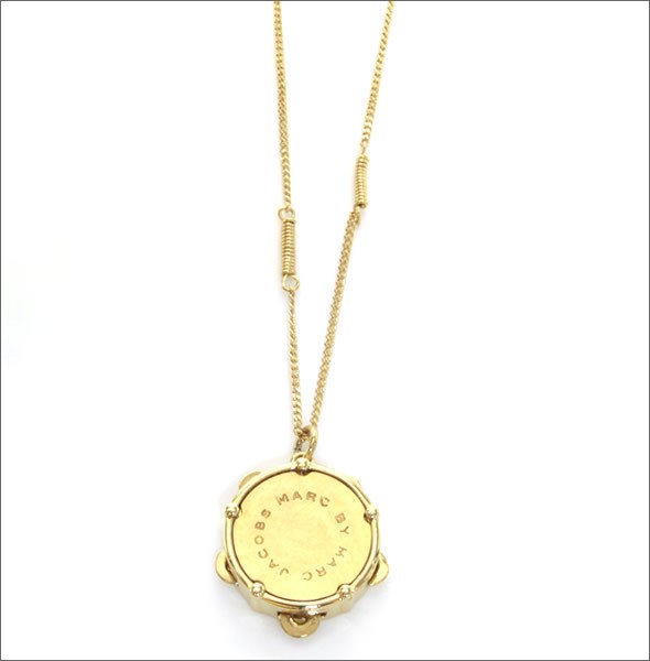 マークバイマークジェイコブス METAL TAMBOURINE NECKLACE タンバリンモチーフ ネックレス ペンダント M0004267-716 ORO MULTI
