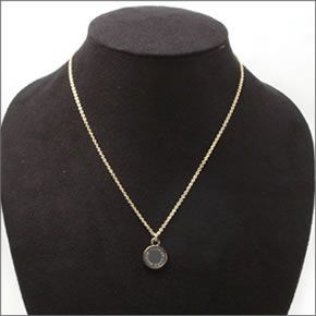 マークバイマークジェイコブス Classic Marc Enamel Discs Pendant クラシックマーク エナメル ロゴ ディスク ペンダント ネックレス M0003549-036 GUNMETAL