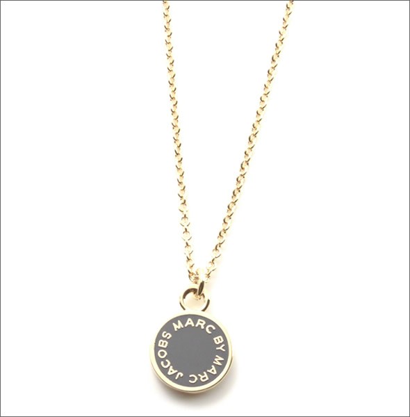 マークバイマークジェイコブス Classic Marc Enamel Discs Pendant クラシックマーク エナメル ロゴ ディスク ペンダント ネックレス M0003549-036 GUNMETAL