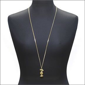 マークバイマークジェイコブス M0006520-711 ORO Lost And Found Candy Pendant キャンディモチーフ ロゴ ロング ペンダント/ネックレス