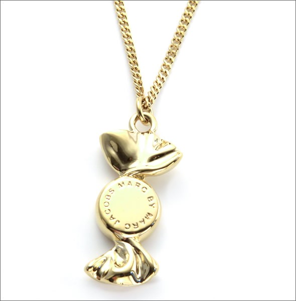 マークバイマークジェイコブス M0006520-711 ORO Lost And Found Candy Pendant キャンディモチーフ ロゴ ロング ペンダント/ネックレス