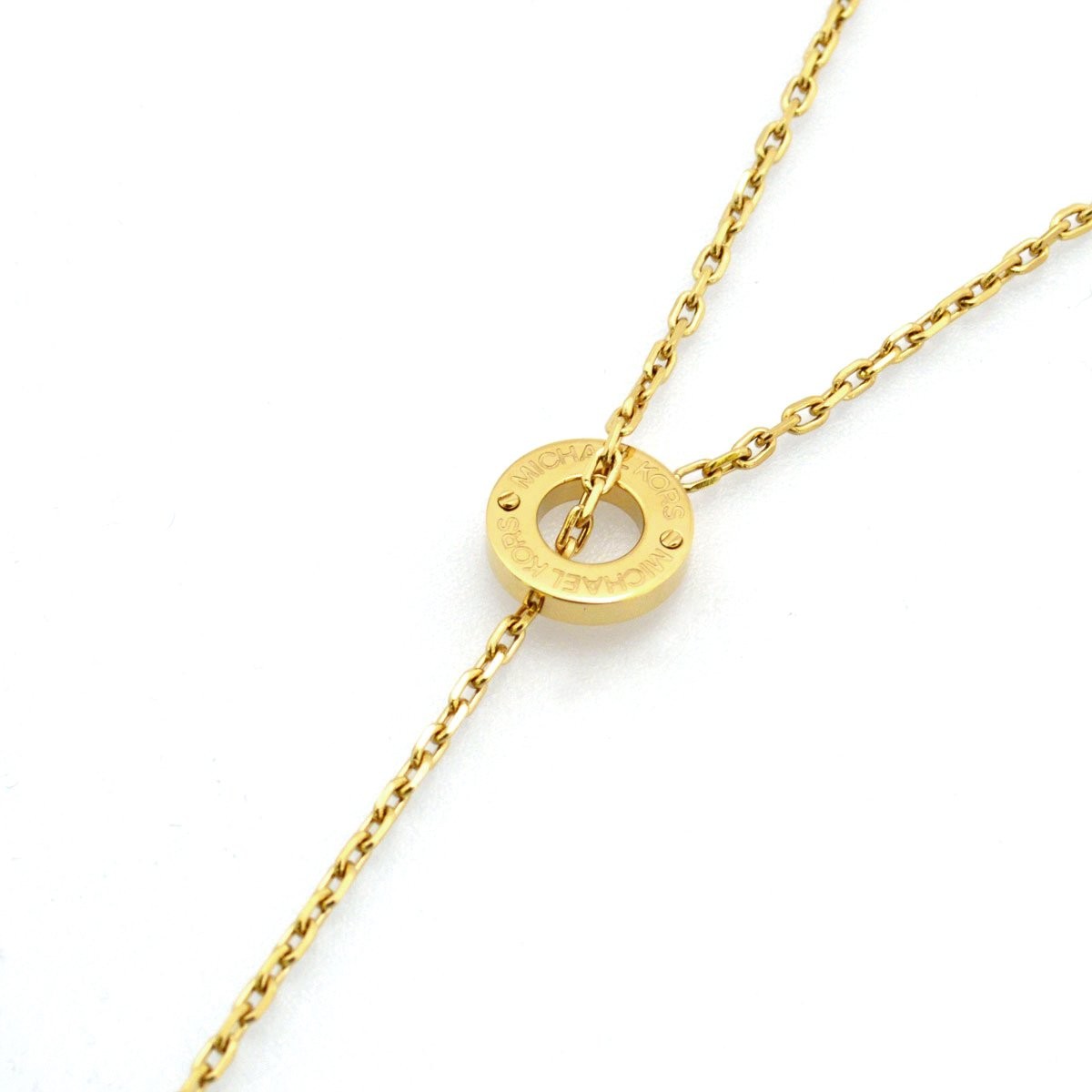 マイケルコース MICHAEL KORS MKJ4681710 Gold-Tone Lariat Bar Pendant Necklace バー ラリエット ネックレス ペンダント