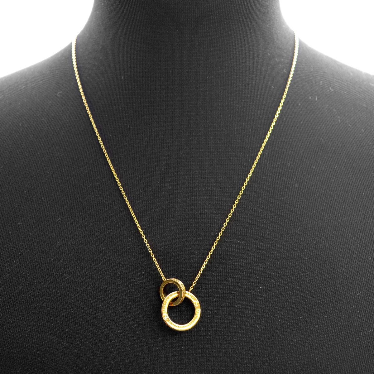 マイケルコース MICHAEL KORS MKJ4678710 パヴェ インターロッキング サークル ネックレス ペンダント