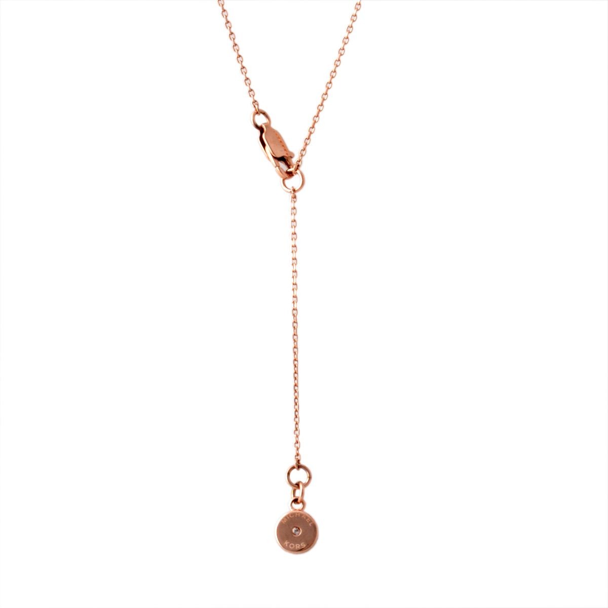 マイケルコース MICHAEL KORS MKJ5072791  パヴェ ハート MKロゴ ネックレス