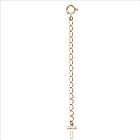 マレア リッチ  K10 ネックレス用 アジャスターチェーン 6cm ゴールド 11KJ-30