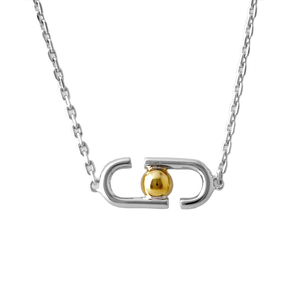 マークジェイコブス MARC JACOBS M0010371-098 Silver Multi 「J」ロゴモチーフ アイコン ペンダント ネックレス Icon Short Pendant