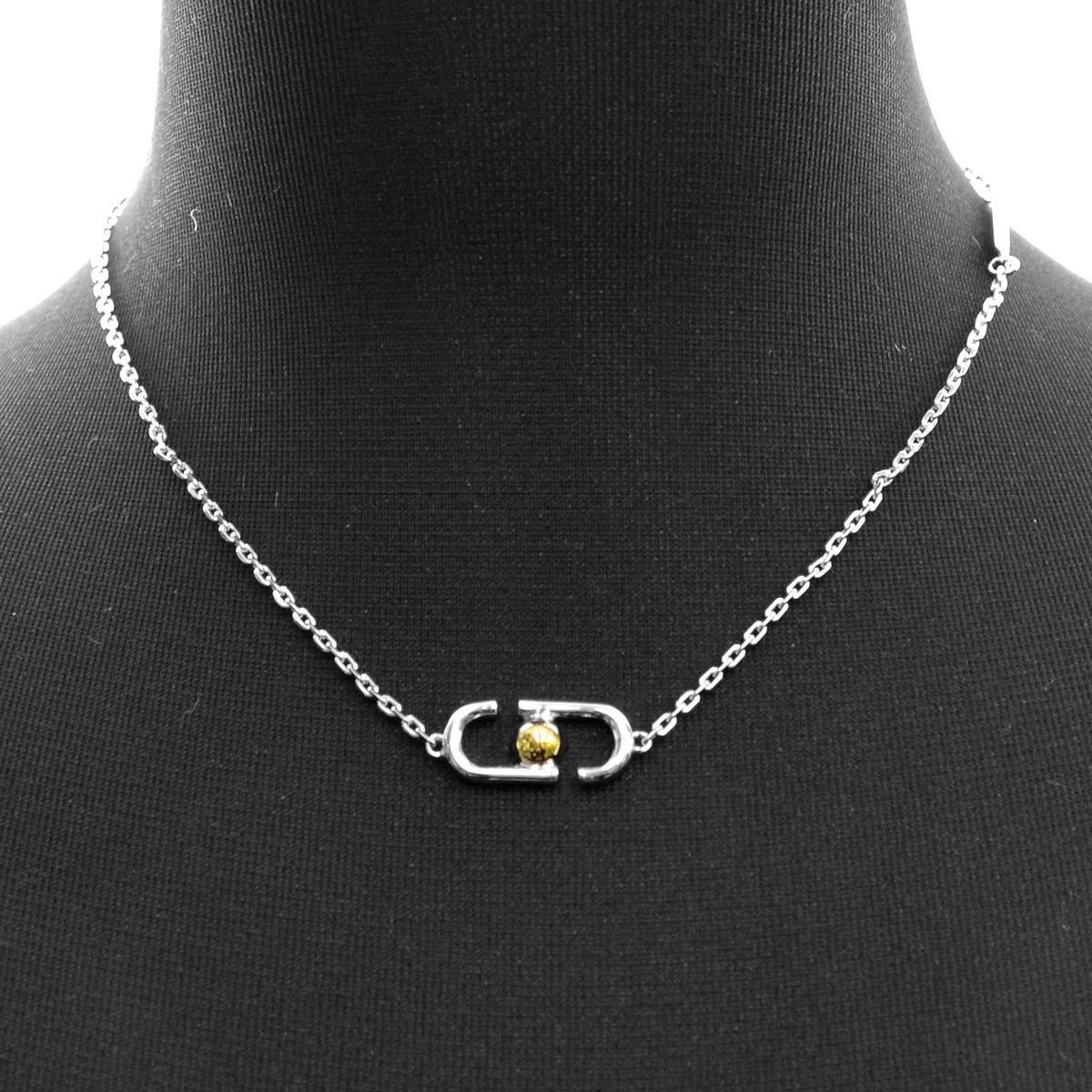 マークジェイコブス MARC JACOBS M0010371-098 Silver Multi 「J」ロゴモチーフ アイコン ペンダント ネックレス Icon Short Pendant