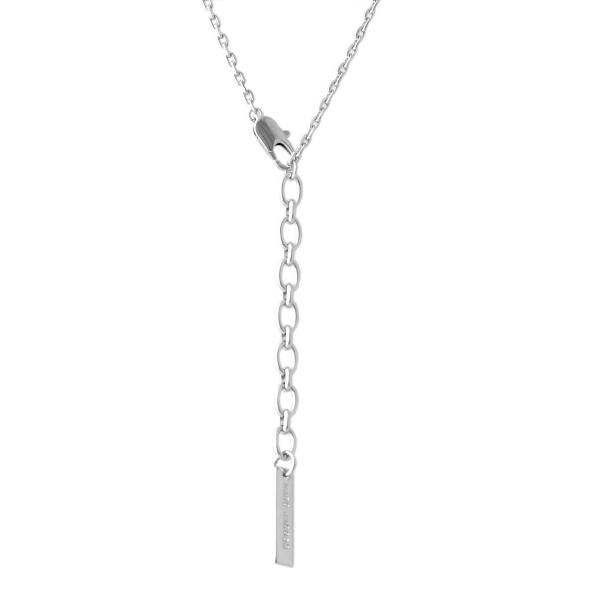 マークジェイコブス MARC JACOBS M0010376-169 Crystal/Silver  コイン ハート ペンダント ネックレス MJ coin heart pendant