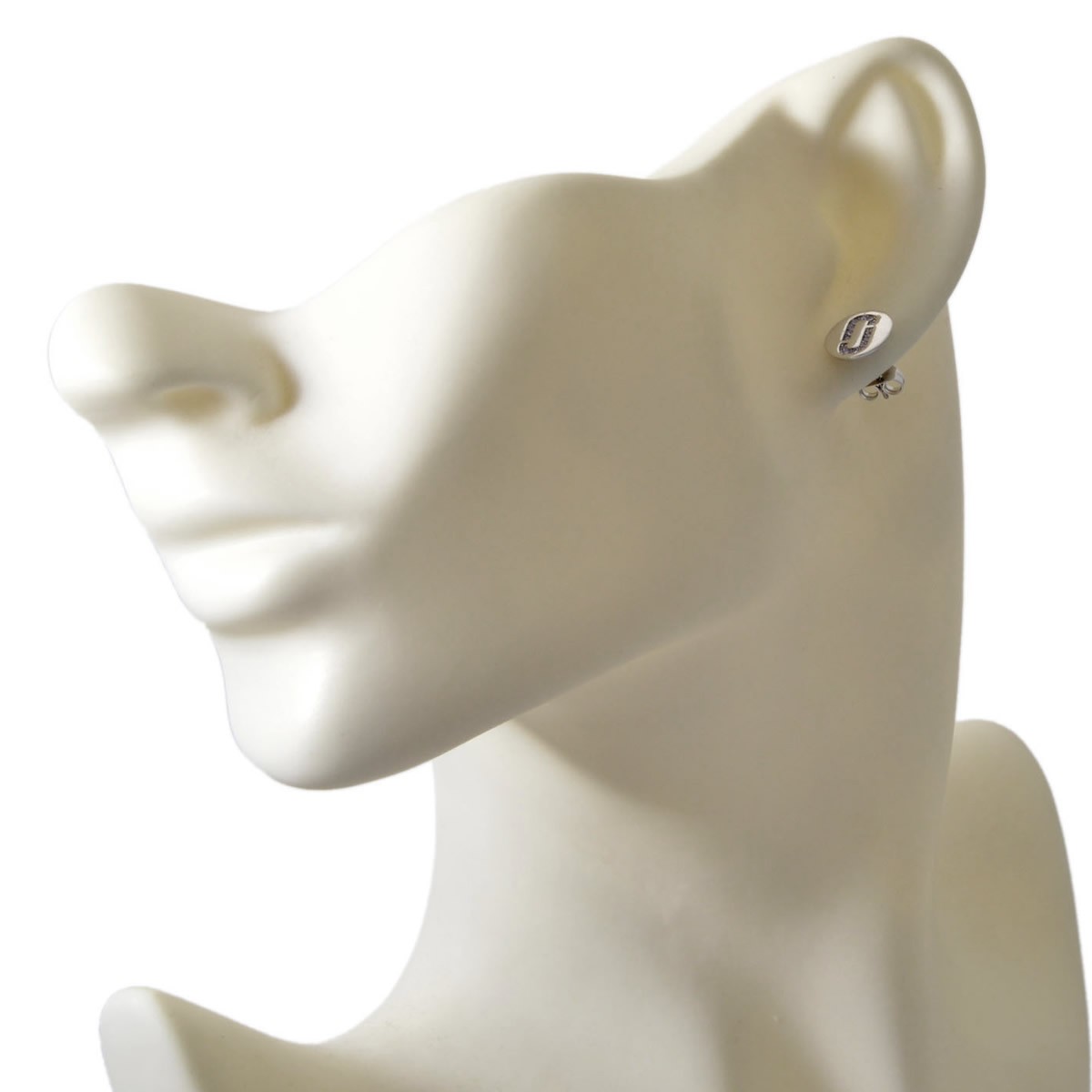 マークジェイコブス MARC JACOBS M0011472-040 Silver クリスタル 「J」ロゴモチーフ ディスク スタッド ピアス Icon Crystal Studs