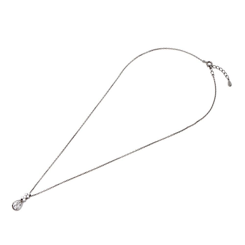 プリマローザ PRIMA ROSA C1 NC ローズカットクォーツ×キュービックジルコニア アンティーク調 ネックレス ペンダント