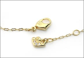 スワロフスキー  MATCH ダブル オープンハート ネックレス ペンダント シルバー×ゴールド 1062708