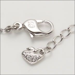 スワロフスキー Best Small ダークブルー×エメラルドグリーン クリスタル メッシュ ネックレス 5098549