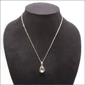 スワロフスキー Lime Gold ヴィンテージローズ・クリスタル パヴェ ペンダント ネックレス 1051158