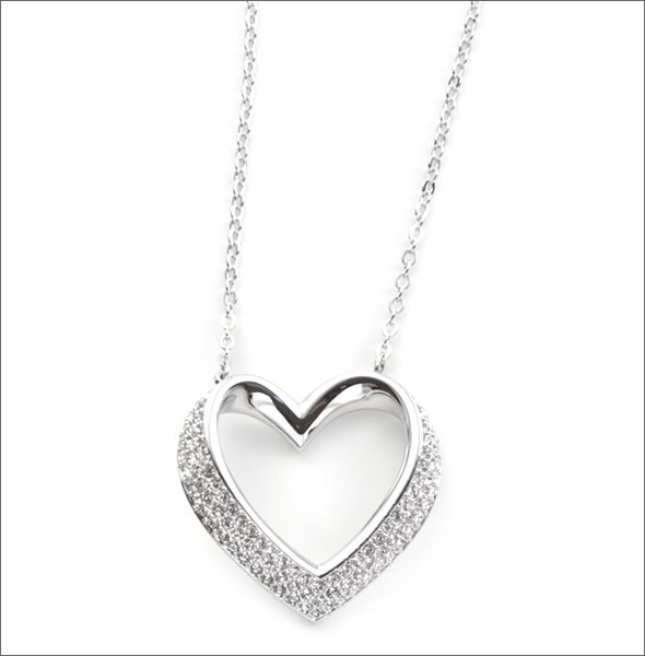 スワロフスキー Cupidon ハートモチーフ クリスタルパヴェ  ペンダント ネックレス 5119331