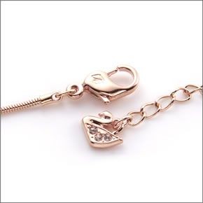 スワロフスキー Circle Heart サークルハート クリスタルパヴェ ペンダント ネックレス 5127999