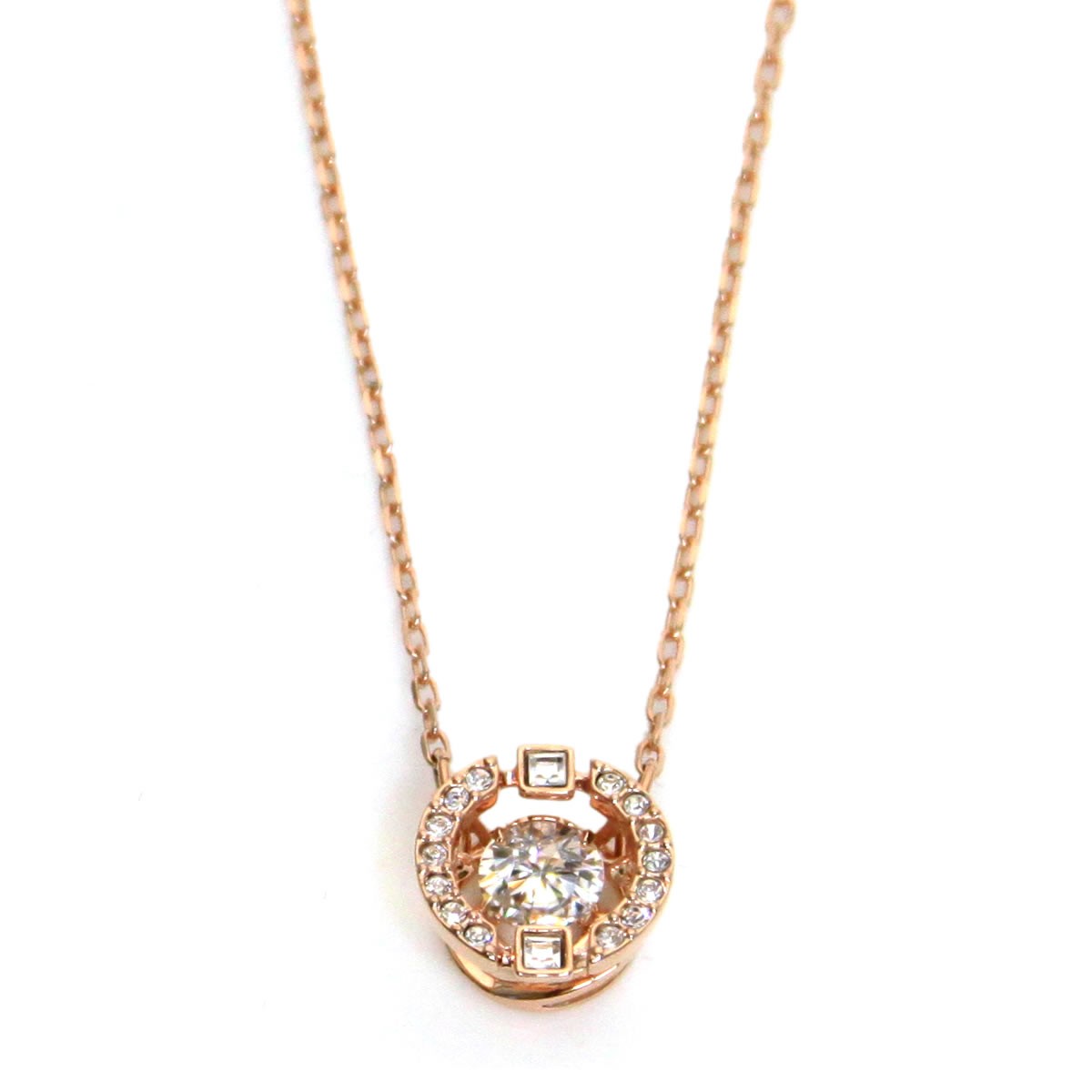 スワロフスキー SWAROVSKI 5272364 ダンシングクリスタル クリスタルパヴェ ラウンド ネックレス ペンダント Sparkling Dance Round