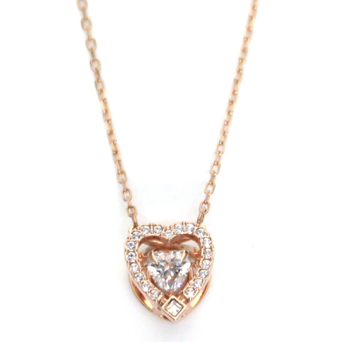 スワロフスキー SWAROVSKI 5284188 ダンシングクリスタル クリスタルパヴェ ハート ネックレス ペンダント Sparkling Dance Heart