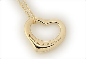 【TIFFANY&CO】ティファニー レディス アクセサリー エルサ・ペレッティ オープンハートペンダント SM 1837 10667356