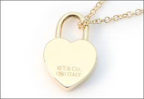 【TIFFANY&CO】ティファニー レディス アクセサリー RTT ハート ロック ペンダント ミニ 18Y 16in 23319705
