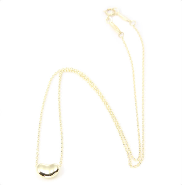 ティファニー エルサ・ペレッティ ビーン 9mm ペンダント・ネックレス 18YG 25704576