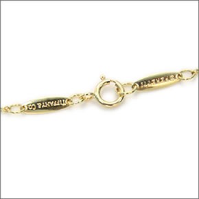 ≪ショッピングバッグ付≫ティファニーオープン ハート ペンダントミニ 16in 18YＧ25152328