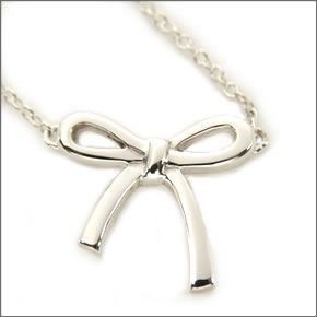 ティファニー  リボン ペンダント・ネックレス ミニ 16in 24988074