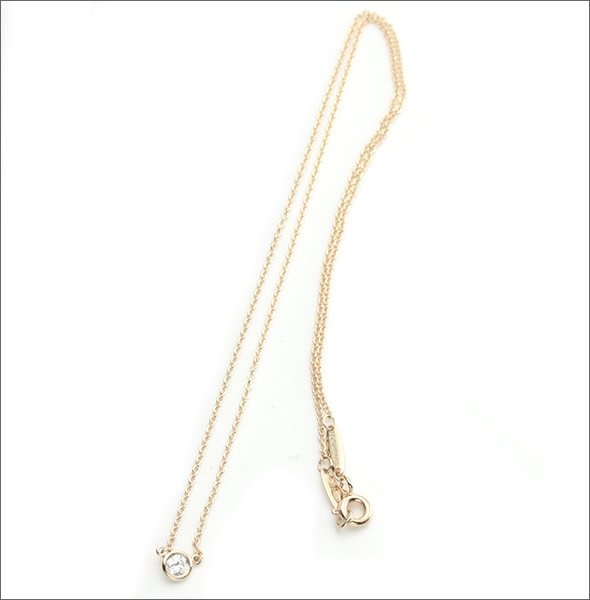 ティファニー  ダイヤモンド バイ ザ ヤード ネックレス ダイヤモンド 0.12ct 18K 16in 24834239