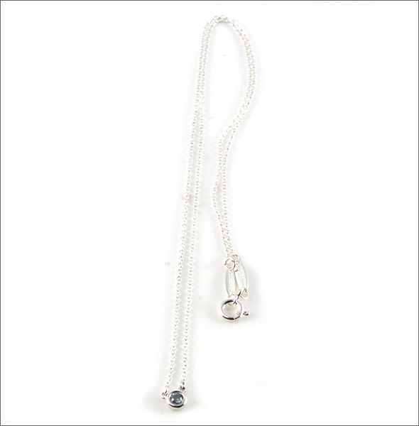 ティファニー エルサ・ペレッティ カラー バイ ザ ヤード ペンダント アクアマリン  06ct 16in 25224884