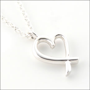 ティファニー  ラビング ハート ペンダント スモール 16in 26836131