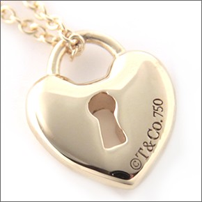 ティファニー  ロック ハート ロック ペンダント ミニ 16in 18Y 26914582