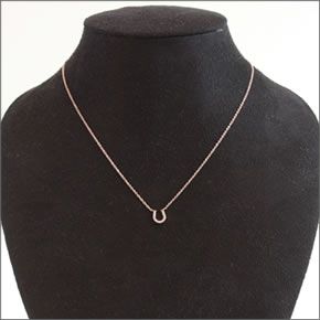 ティファニー  メトロ ホースシュー ペンダント ミニ ダイヤモンド 16in 18R 27528732